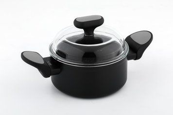 Каструля з кришкою з антипригарним покриттям, 2 л, 18 см, NOIS Salto Silver для всіх типів плит 830812 фото