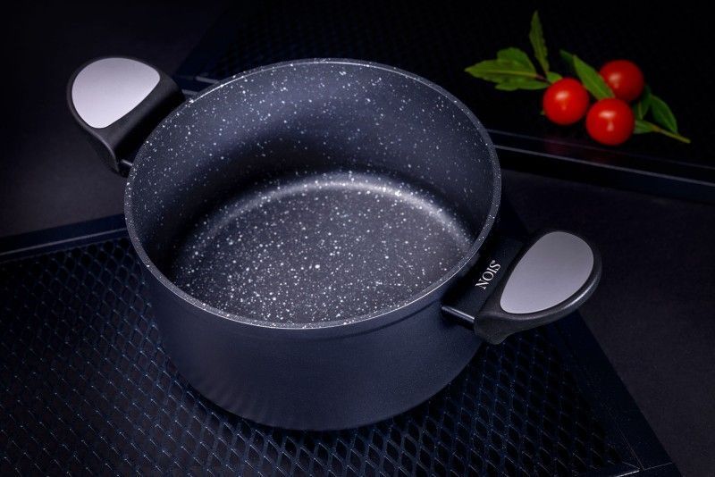 Каструля з кришкою з антипригарним покриттям, 2 л, 18 см, NOIS Salto Silver для всіх типів плит 830812 фото