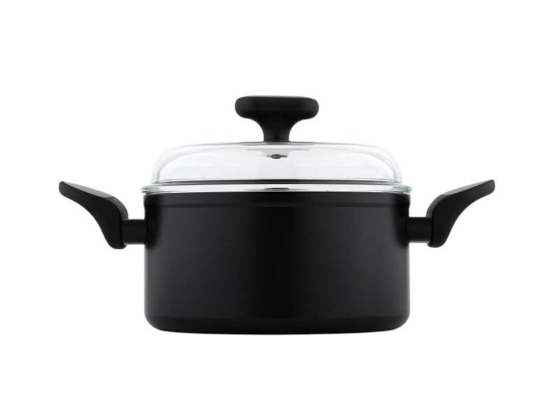 Каструля з кришкою з антипригарним покриттям, 2 л, 18 см, NOIS Salto Silver для всіх типів плит 830812 фото