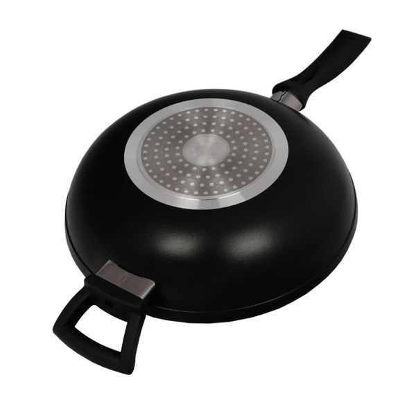 Сковорідка Wok з антипригарним покриттям, 28 см, 3,5 л, NOIS Salto, зі скляною кришкою 830249 фото