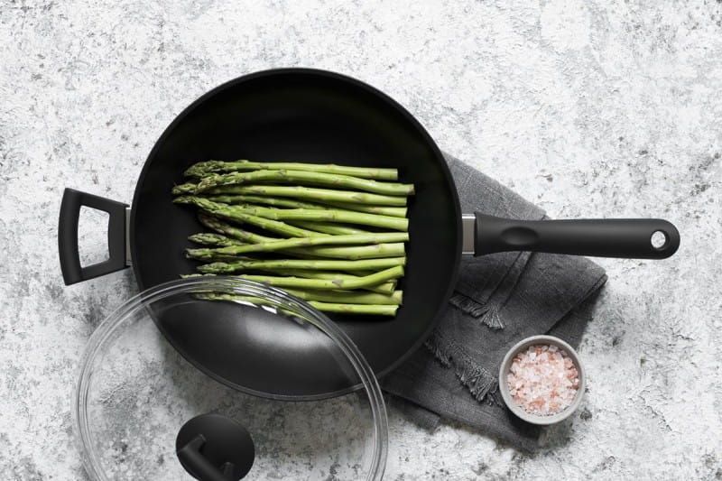 Сковорідка Wok з антипригарним покриттям, 28 см, 3,5 л, NOIS Salto, зі скляною кришкою 830249 фото