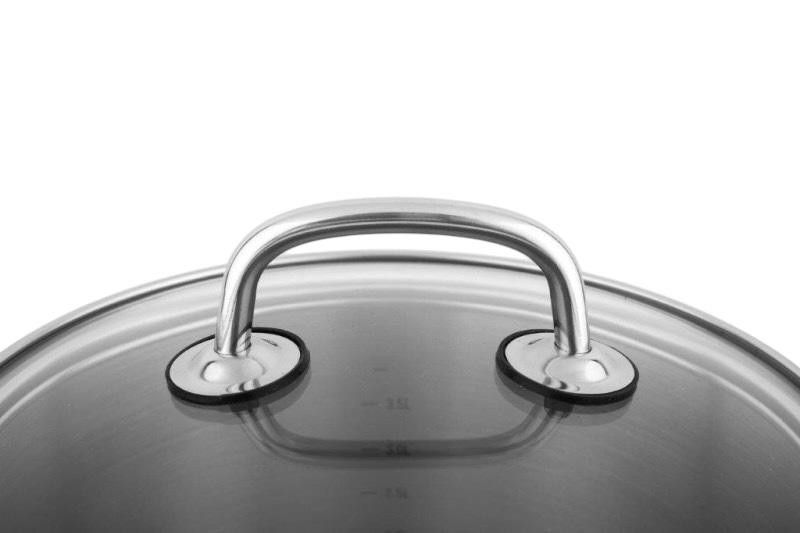 Каструля з нержавіючої сталі з кришкою, 1,9 л, 16 см, NOIS Pierro Elegance, для всіх типів плит 830447 фото