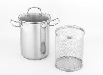 Каструля для спаржі з кришкою з нержавіючої сталі, 4,1 л, 16х21 см, NOIS Pierro Elegance 830508 фото
