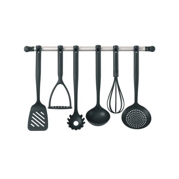 Ложка кухонна Brabantia Black 32,5 см чорна 365201 фото