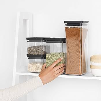 Набір ємностей для зберігання Brabantia Square Canister Set Tasty+ 4 шт 122422 фото